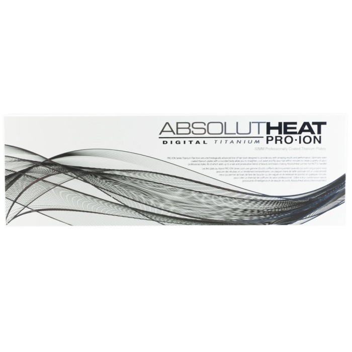 Absolute heat hotsell pro ion straightener