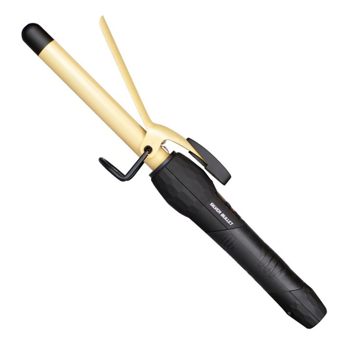 Silver Bullet Fastlane Gold Ceramic Curling Iron 19mm