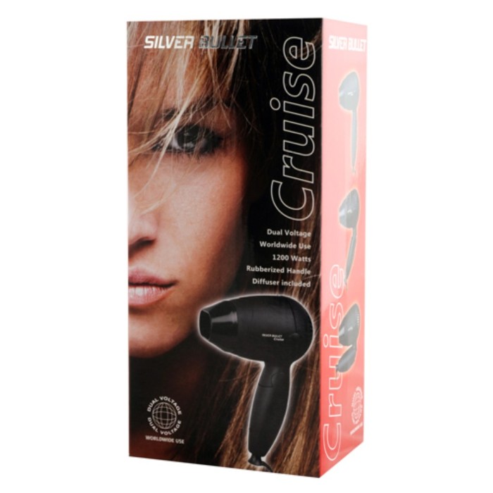 Silver Bullet Cruise Travel Hair Dryer