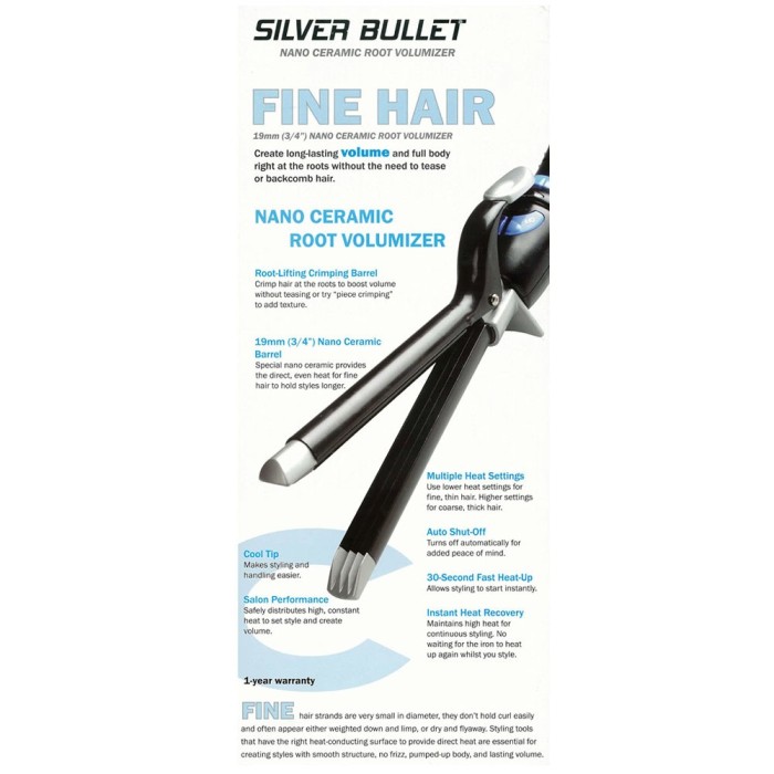 Silver Bullet Root Volumiser Hair Crimper