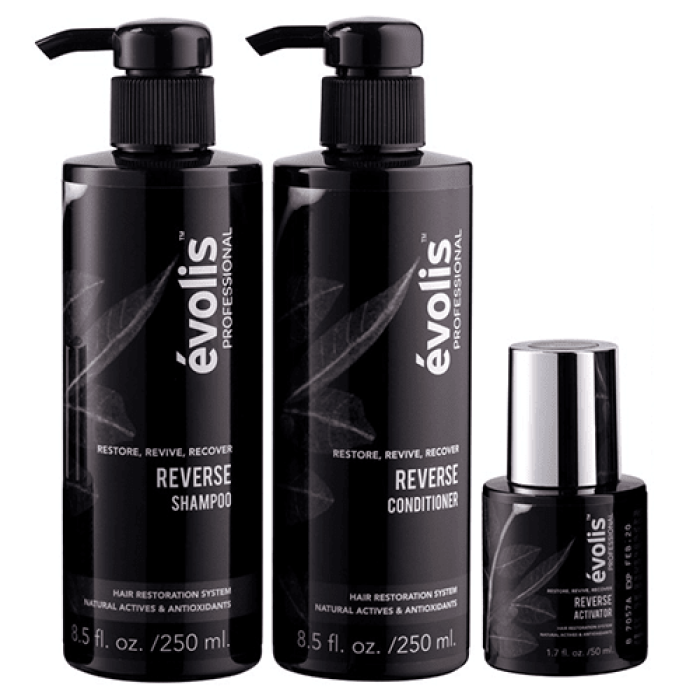 Evolis Professional Reverse 3-Step Hair Restoration System