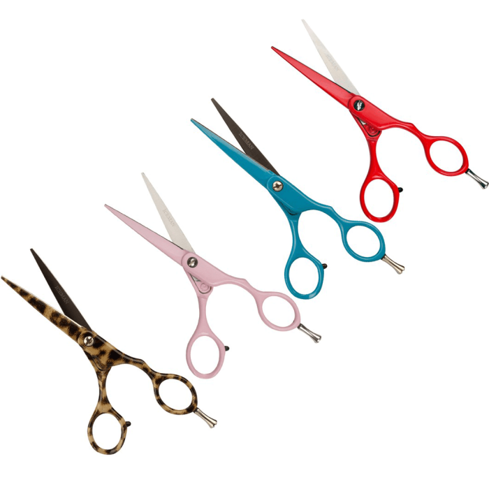 Iceman 5.5 Cool Pink Scissors - Hand Honed Blades