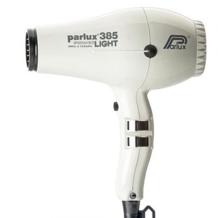 Parlux 385 Power Light Ceramic and Ionic Hair Dryer White