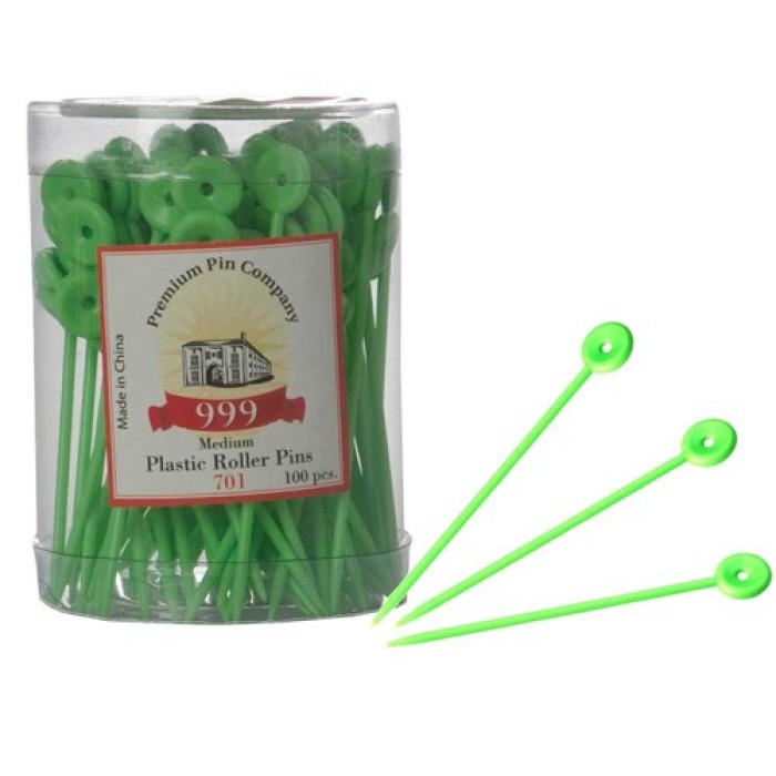 Premium Pin Company 999 Medium Plastic Roller Pins - 135010