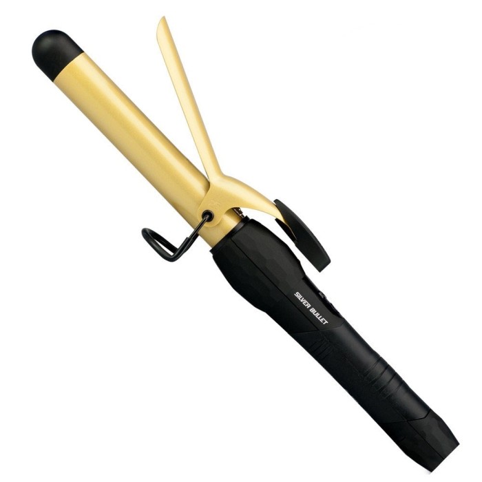 Silver Bullet Fastlane Gold Ceramic Curling Iron 25mm