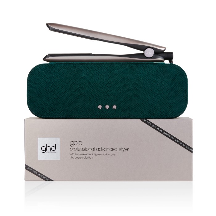 ghd Gold Hair Straightener in Warm Pewter