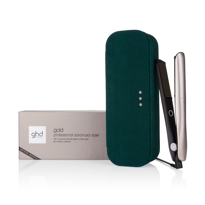 ghd Gold Hair Straightener in Warm Pewter