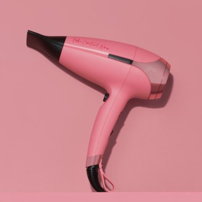 ghd helios hair dryer in pink