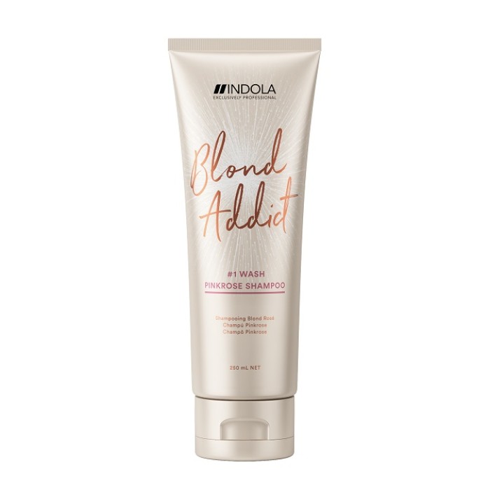 Indola Blond Addict Pink Rose Shampoo