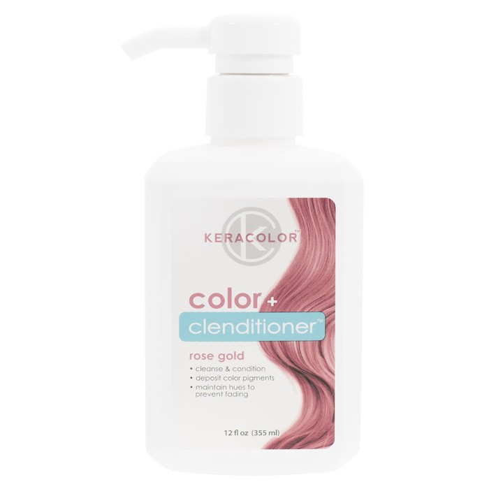 Keracolor Color Clenditioner Colour Shampoo Rose Gold