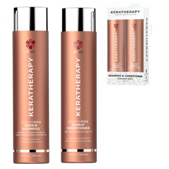 Keratherapy KeratinFIXX Repair Shampoo & Conditioner Duo