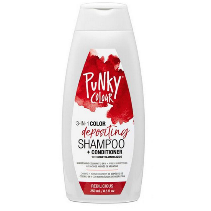 Punky Colour 3-in-1 Color-Depositing Shampoo + Conditioner - Redilicious