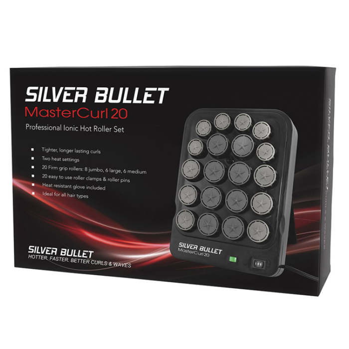 Silver Bullet Mastercurl 20pc Ionic Hot Roller Set